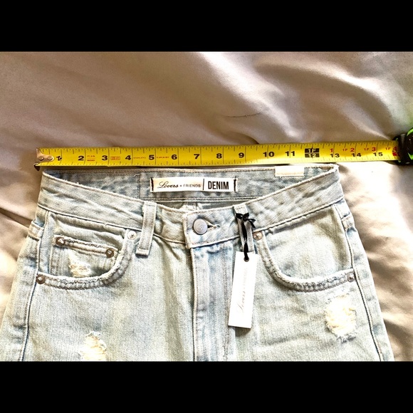 💋 Lovers + Friends Raw Hem High Rise Jean - Picture 8 of 8